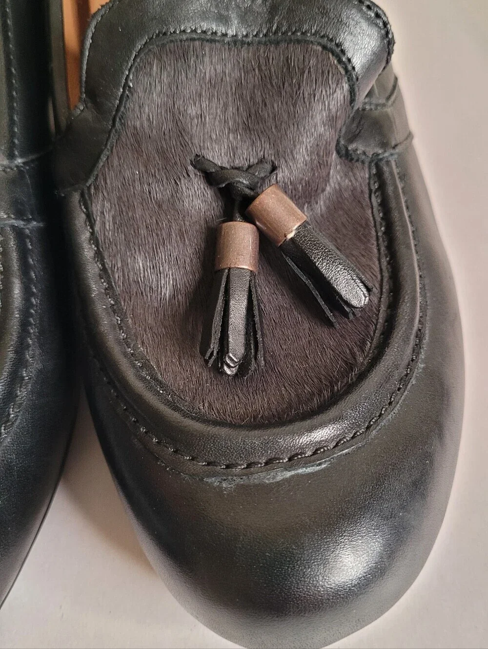 Earthies Carenna Pony Hair Leather Heels 11